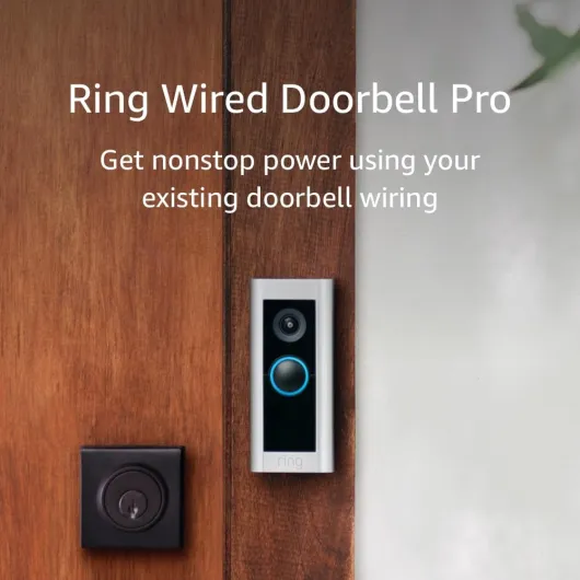 Wired Doorbell Pro – Best-in-class with cutting-edge features (existing doorbell wiring required) 1 doorbell Doorbell only