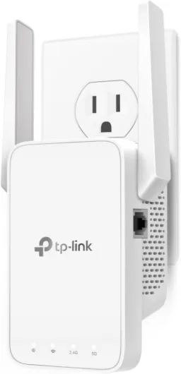 TP-Link AC1200 WiFi Extender, 2023 Engadget Best Budget Pick, 1.2Gbps Signal Booster for Home, Dual Band 5GHz/2.4GHz, Covers Up to 1500 Sq.ft and 30 Devices,Support Onemesh, One Ethernet Port (RE315) Wi-Fi 5 AC1200