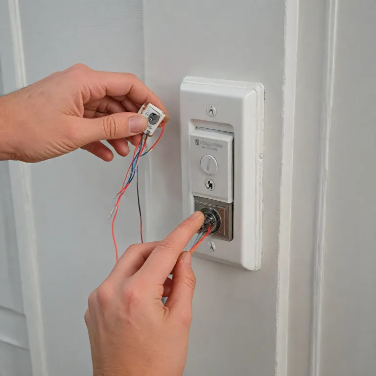 How to safely add doorbell wiring from an existing light switch for a Ring doorbell