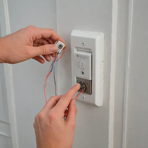 How to safely add doorbell wiring from an existing light switch for a Ring doorbell