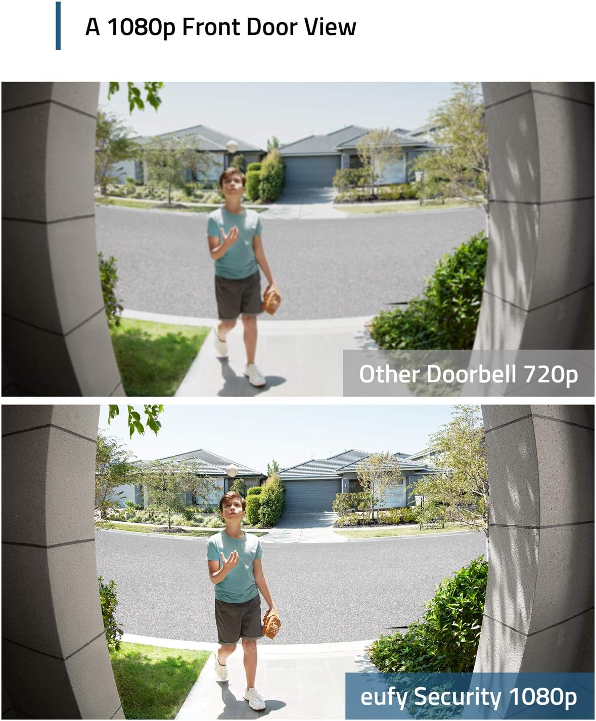 Battery Video Doorbell C210 Kit, 1080p, No Subscription, Wi-Fi, 120-Day Battery Life, AI Detection, 2-Way Audio, Remote Monitoring