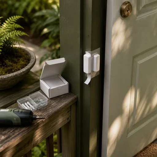 How a ring door sensor transforms front door security for everyday homes